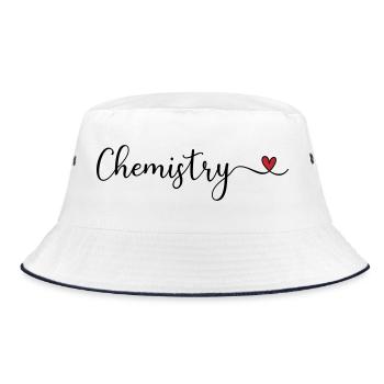 Chimie avec le lettrage en forme de cœur - Bob - blanc/marine - Devant