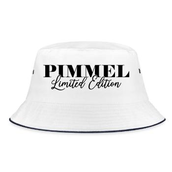 Pimmel Limited Edition - Bucket Hat - Weiß/Navy - Vorne