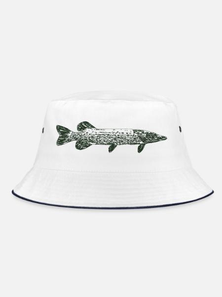 Pike - Bucket Hat - Weiß/Navy