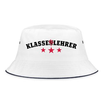 Klassenlehrer | Klasse Lehrer - Bob - blanc/marine - Devant