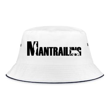 Mantrailing Bloodhound - Bucket Hat - white/navy - Front