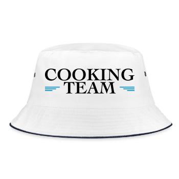 Kitchen team - Bucket Hat - white/navy - Front