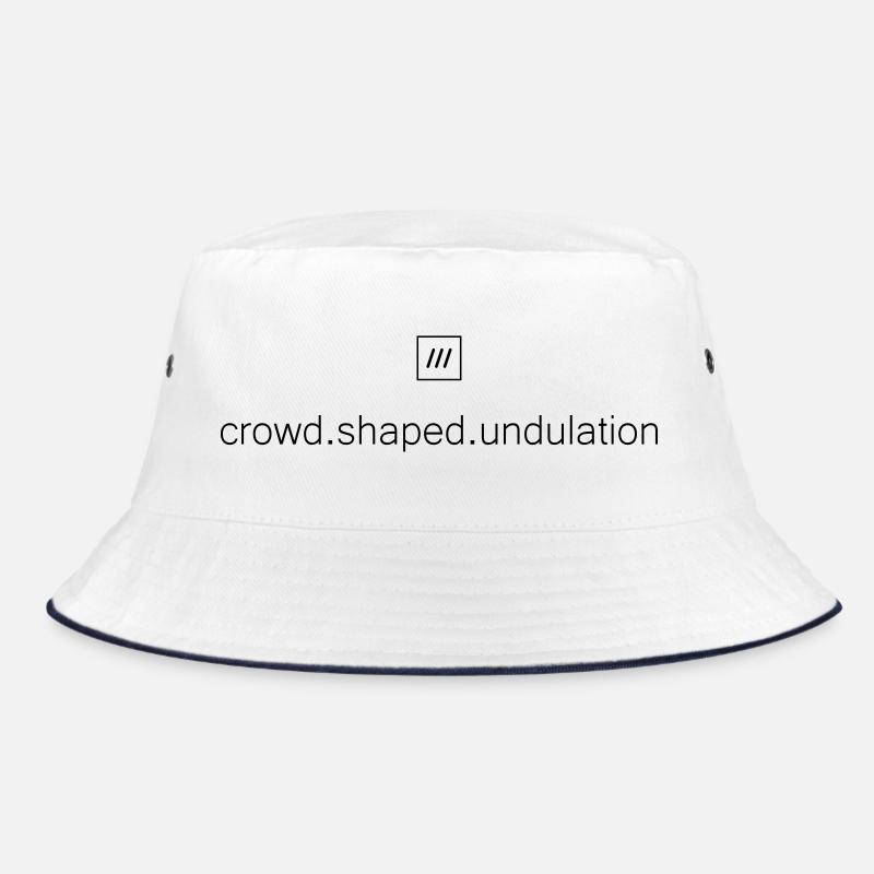 What3Words Amex (crowd.shaped.undulation) Bucket Hat