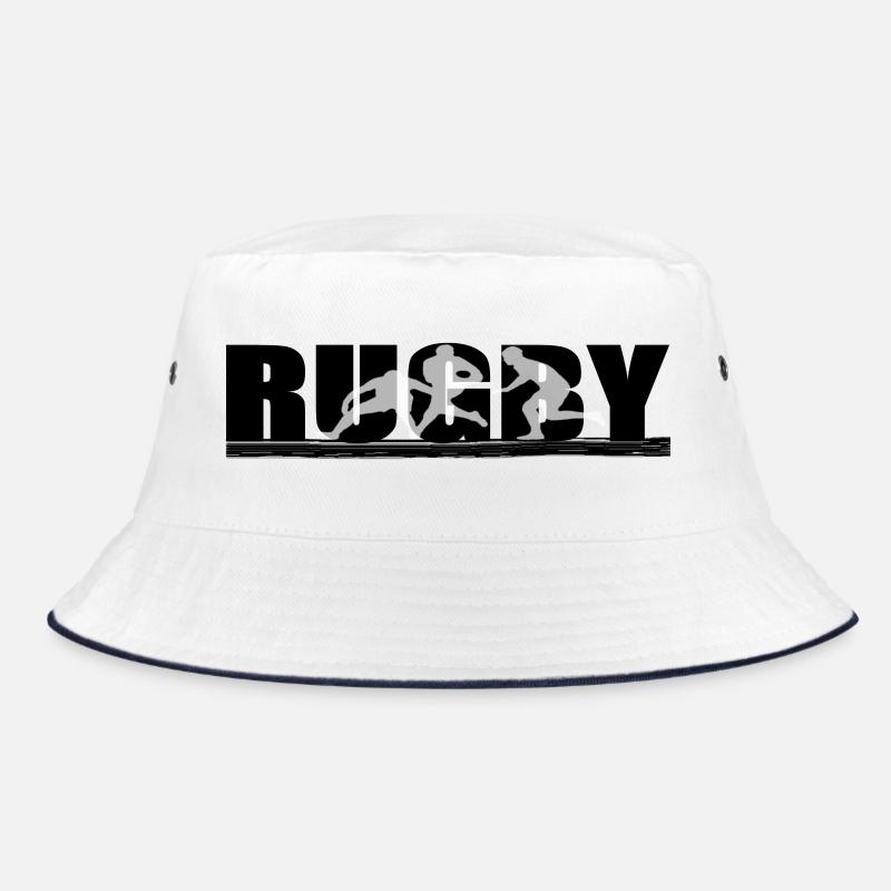 Rugby - Bucket Hat - Weiß/Navy