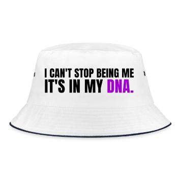 I Can't Stop Being Me it s in my DNA - Bob - blanc/marine - Devant