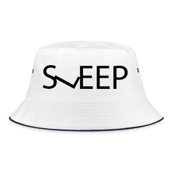 Sommeil - Word Design - Bob - blanc/marine - Devant