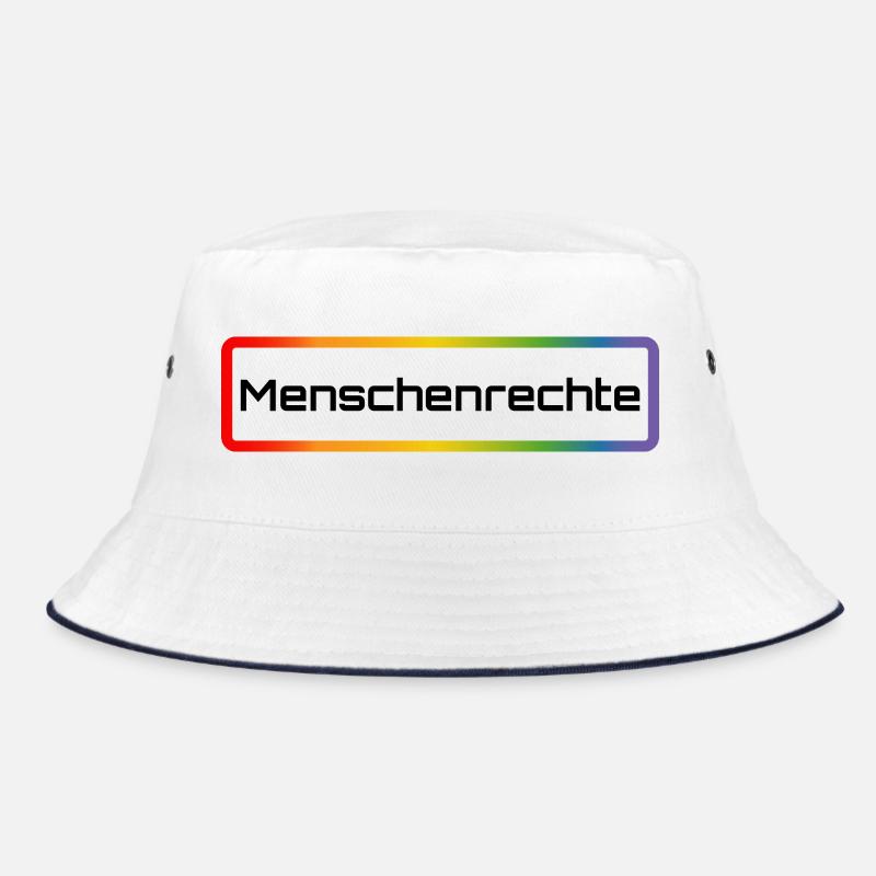Regenbogen Menschenrechte Bucket Hat