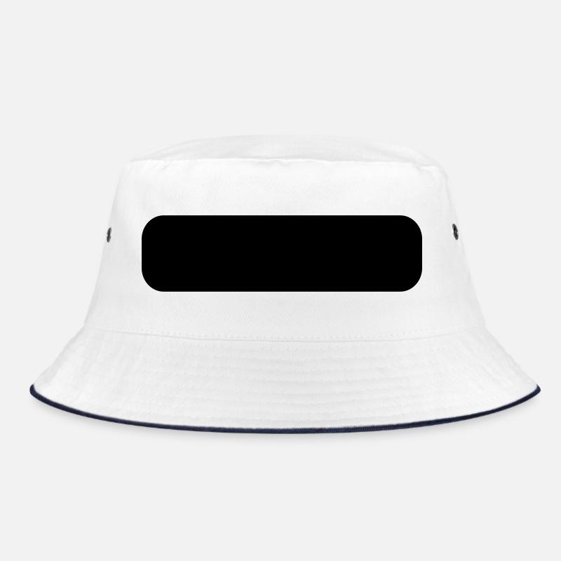 Rounded rectangle Bucket Hat