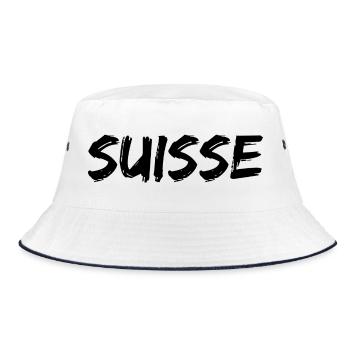 SUISSE. PAYS. GENEVE. HUMOUR. DRAPEAU. GENEVE. - Bob - blanc/marine - Devant