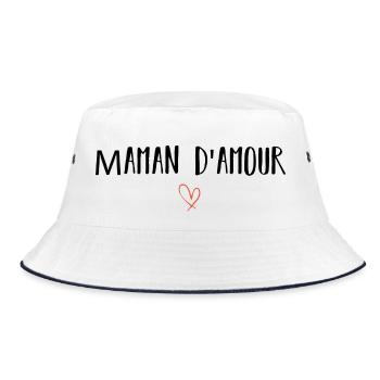 Maman d'amour - Bob - blanc/marine - Devant