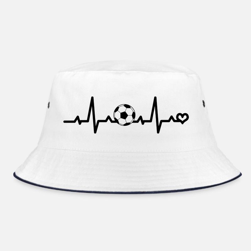 Fußball Herzfrequenz Bucket Hat