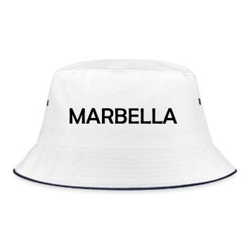 Marbella España Spain Spainen - Bucket Hat - white/navy - Front