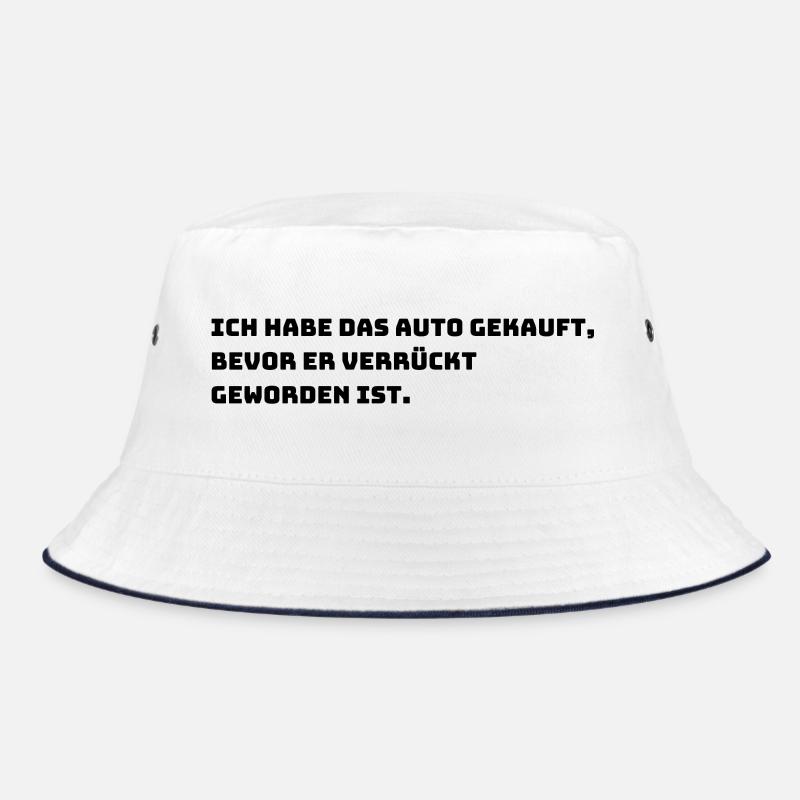 Lustiger E-Auto Aufkleber Bucket Hat