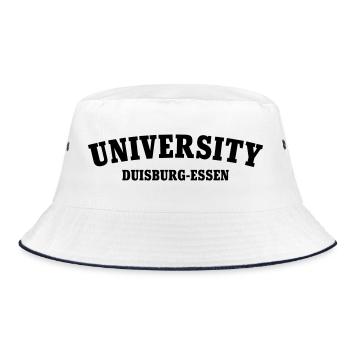 University of Duisburg Essen - Bucket Hat - white/navy - Front