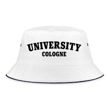 University Cologne - Bucket Hat - white/navy - Front