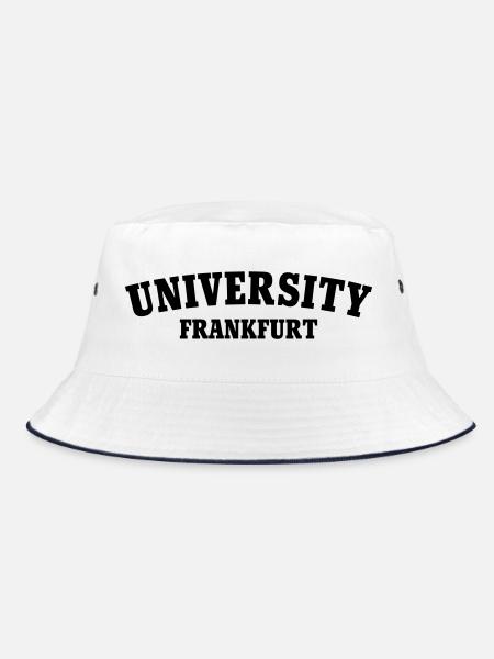 University of Frankfurt - Bucket Hat - white/navy - Front