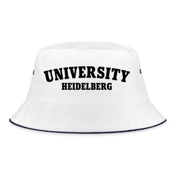 University of Heidelberg - Bucket Hat - white/navy - Front