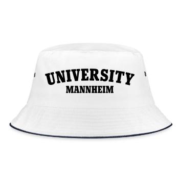 University of Mannheim - Bucket Hat - white/navy - Front