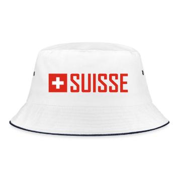 Suisse - Drapeau - Schwiiz - Suisse - Suisse - Bob - blanc/marine - Devant