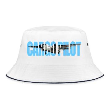 Cargo pilot C-2A - Bucket Hat - Weiß/Navy - Vorne