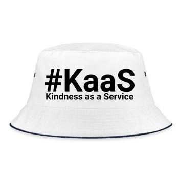 Kindness as a Service SaaS - Bucket Hat - white/navy - Front