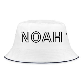 Noah - Bucket Hat - white/navy - Front