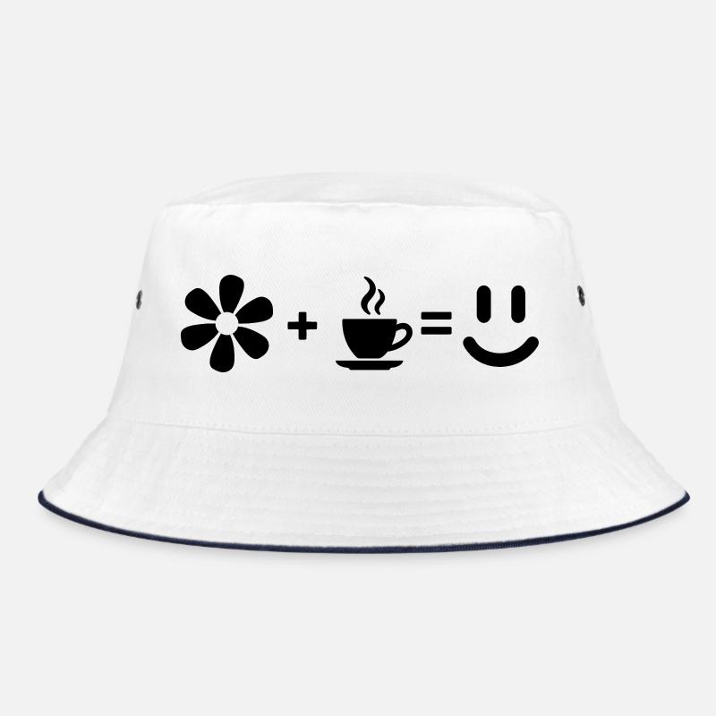 Modern Geometric L-Shape Abstract Black Graphic Bucket Hat