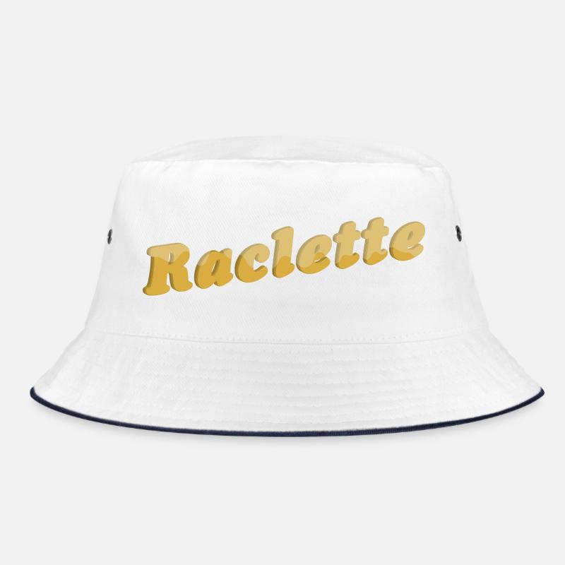 Raclette Cheese Lettering 3D Bucket Hat