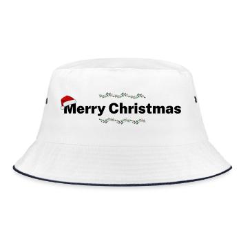 Joyeux Noël – Design festif - Bob - blanc/marine - Devant