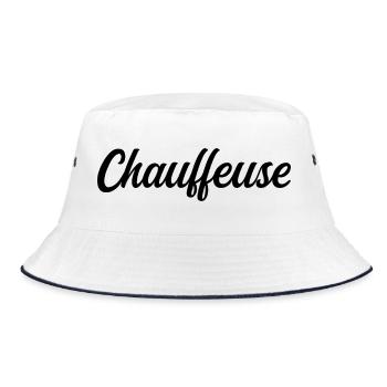 Professioneller LKW-Fahrer Pr - Bucket Hat - Weiß/Navy - Vorne