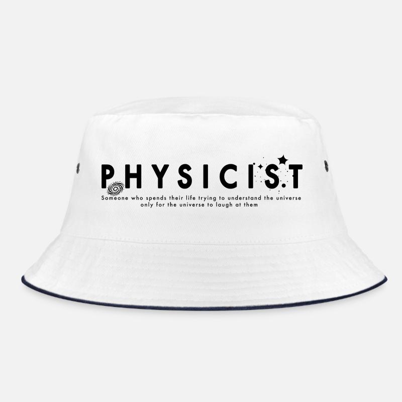 Physicts - Bucket Hat - Weiß/Navy