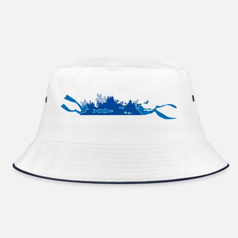 Tauchen & Freitauchen – Silueta Arrecife Bucket Hat