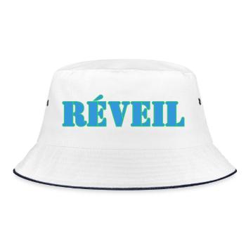 RÉVEIL - Bob - blanc/marine - Devant