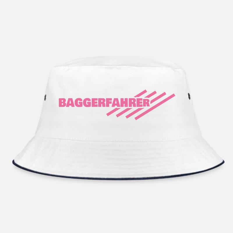 Profession: excavator driver Bucket Hat
