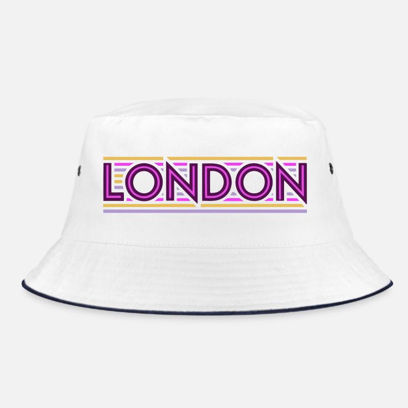 Londres Néon Violet Rayures Bob