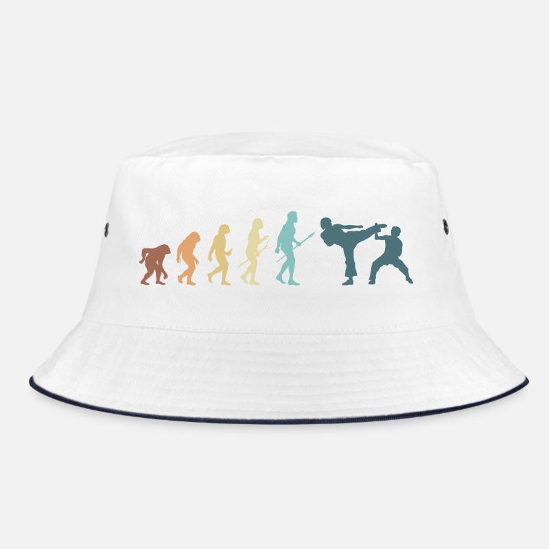 Martial Arts Evolution Karate MMA Fighter Bucket Hat