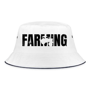Agriculture - Bucket Hat - white/navy - Front