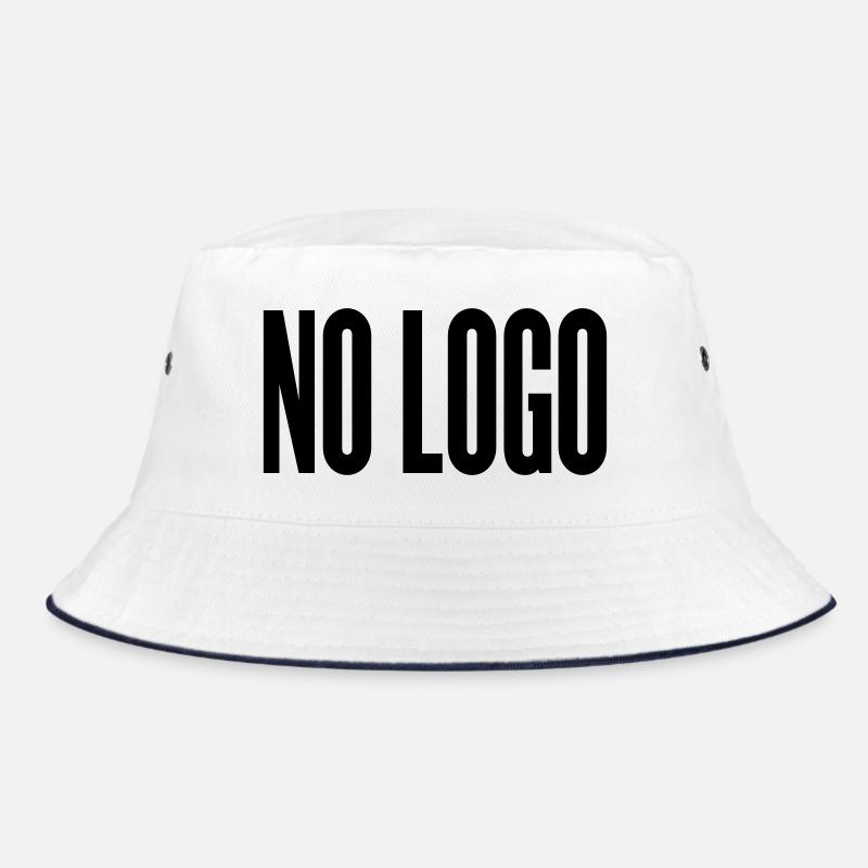 no logo - Bucket Hat - white/navy
