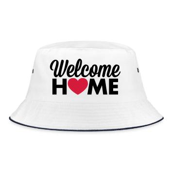 Coeur de Welcome Home - Bob - blanc/marine - Devant