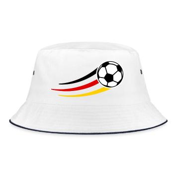 FOOTBALL GERMANY WM Shirt Vintage Gift - Bucket Hat - white/navy - Front