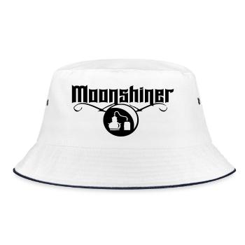 moonshiner schnaps whisky brenner fête voile - Bob - blanc/marine - Devant