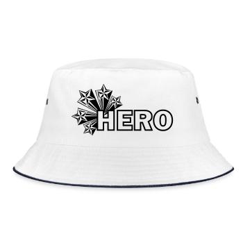 Mon étoile héroïque - Bob - blanc/marine - Devant