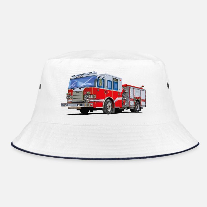 Fire engine with which everyone wants to go to the scene Bucket Hat