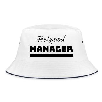 Tshirt Feelgood Manager - Bob - blanc/marine - Devant