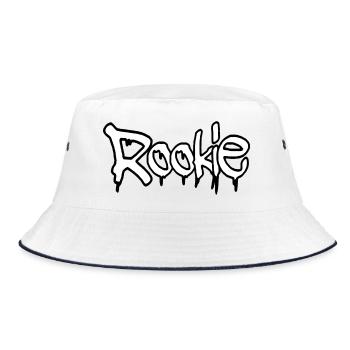 Conception de texte de recrue de style graffiti - Bob - blanc/marine - Devant