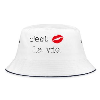 C’est la vie - Little French Speaking - Bob - blanc/marine - Devant