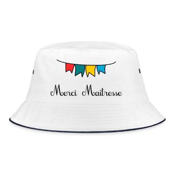 MERCI. MAÎTRESSE. MAÎTRE. MERCI MAÎTRESSE - Bob - blanc/marine - Devant