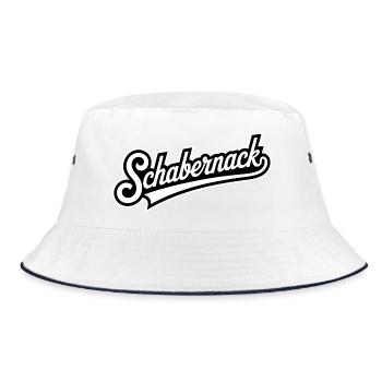 Schabernack - Funny Deutsche Memes - Bucket Hat - white/navy - Front