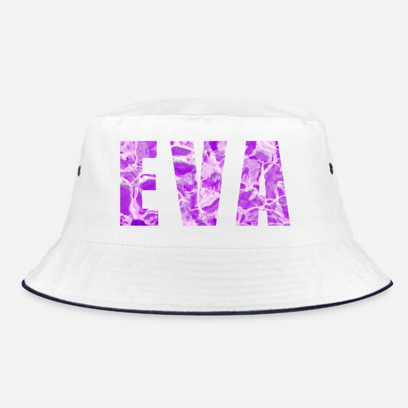 V lila Vortex abstraktes Design Bucket Hat