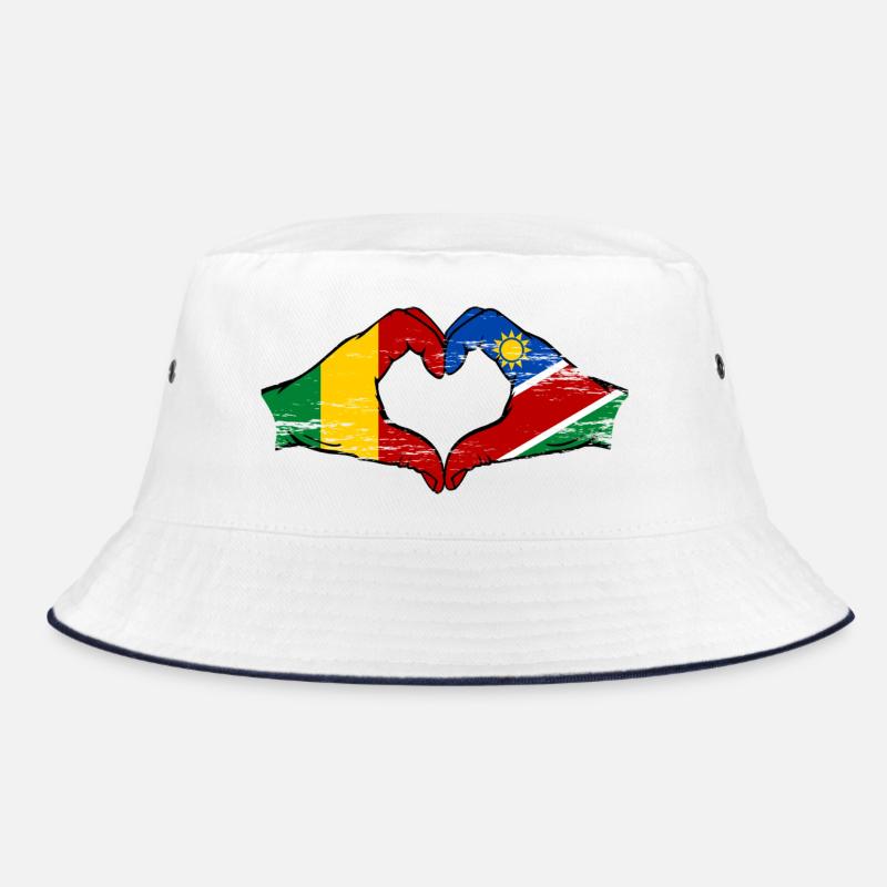 Mali Nairobi drapeau mains cœur utilisé Bob